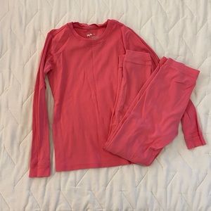 Primary coral pink pj set long sleeves size 10